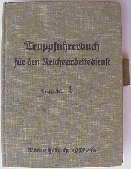 Truppführerbuch für den Reichsarbeitsdienst